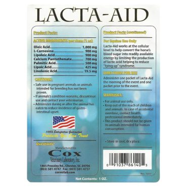 Cox Vet Lab Lacta-Aid Packet