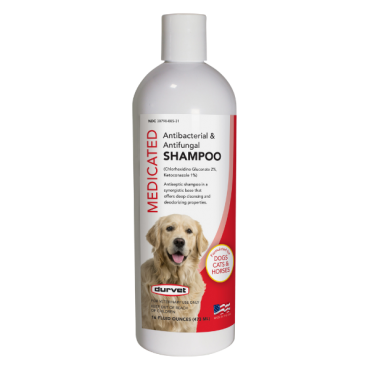 Durvet Medicated Antibacterial and Antifungal Shampoo