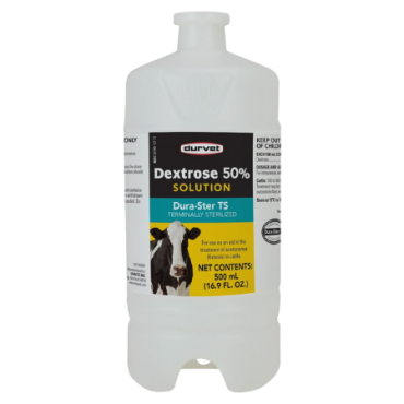 Durvet Dextrose 50% Sterile Solution, 500mL