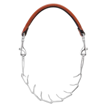 Weaver Livestock Leather and Chain Goat Collar Pronged