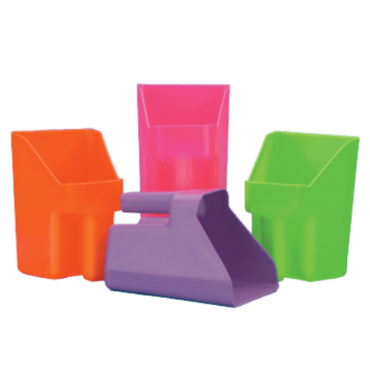 Tolco Super Feed Scoop Asst Neon 3 Qt